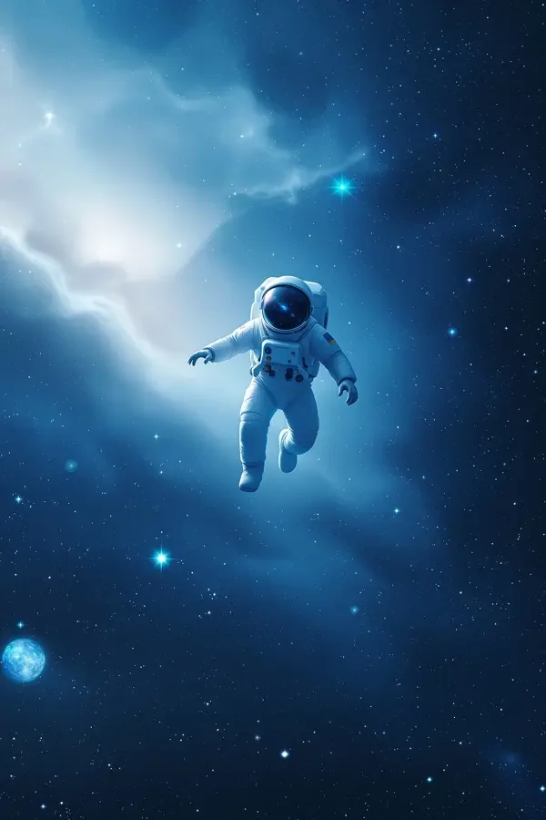 星海回声 - 三级片在线免费观看 三级片在线免费观看电影《星海回声》宇航员星空科幻竖版封面